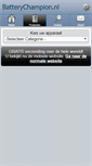 Mobile Screenshot of batterychampion.nl