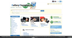 Desktop Screenshot of batterychampion.de