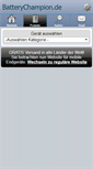 Mobile Screenshot of batterychampion.de