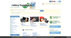 Desktop Screenshot of batterychampion.be