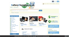 Desktop Screenshot of batterychampion.co.uk