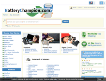 Tablet Screenshot of batterychampion.co.uk
