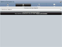Tablet Screenshot of batterychampion.lu