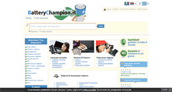 Desktop Screenshot of batterychampion.it