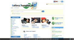 Desktop Screenshot of batterychampion.dk