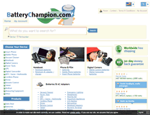 Tablet Screenshot of batterychampion.dk
