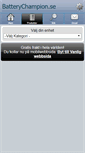 Mobile Screenshot of batterychampion.se