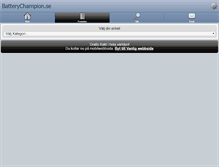 Tablet Screenshot of batterychampion.se