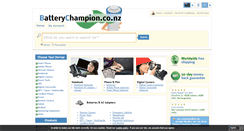 Desktop Screenshot of batterychampion.co.nz