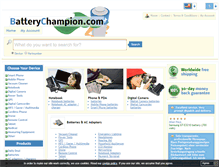 Tablet Screenshot of batterychampion.com