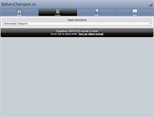 Tablet Screenshot of batterychampion.ro